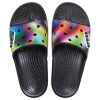 Crocs Färgglada Casual Unisex Flerfärgade Svarta Tofflor 207557-0C4