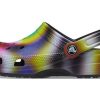 Crocs färgglada Crocs Beach Unisex flerfärgade svarta sandaler 207556-0C4