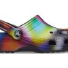 Crocs färgglada Crocs Beach Unisex flerfärgade svarta sandaler 207556-0C4