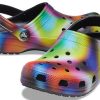 Crocs färgglada Crocs Beach Unisex flerfärgade svarta sandaler 207556-0C4