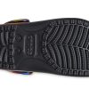 Crocs färgglada Crocs Beach Unisex flerfärgade svarta sandaler 207556-0C4