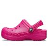 Crocs (GS) Baya-fodrade träskor ”Candy Pink” 205977-6X3