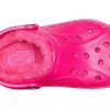 Crocs (GS) Baya-fodrade träskor ”Candy Pink” 205977-6X3