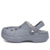 Crocs (GS) Baya-fodrade träskor ”Charcoal” 207500-00Q