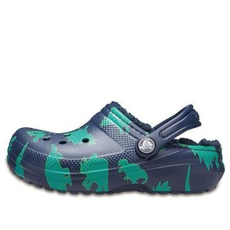 Crocs (GS) Baya grafiska träskor ”Blue Green” 204817-41D