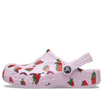 Crocs (GS) Baya säsongsbetonade träskor ”Pink Red” 207657-6GD