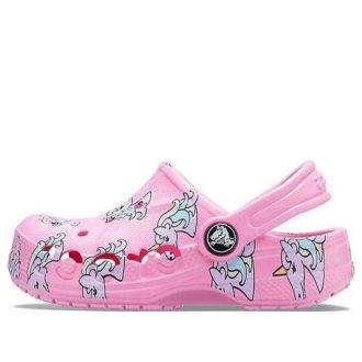 Crocs (GS) Baya säsongsbetonade träskor ”Pink White” 206180-669