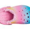 Crocs (GS) Baya tryckta fodrade träskor ”Pink Lemonade Multi” 205888-6SO