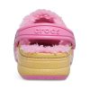 Crocs (GS) Baya tryckta fodrade träskor ”Pink Lemonade Multi” 205888-6SO