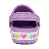 Crocs (GS) Bayaband Charm Band Clogs ”Orchid” 208101-5PR
