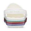 Crocs (GS) Bayaband Rainbow Glitter Clogs ”White Red” 209731-100