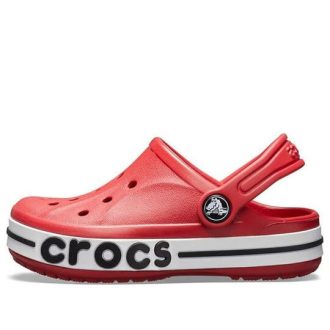 Crocs (GS) Bayaband Träskor ”Rödvita” 205100-6EN
