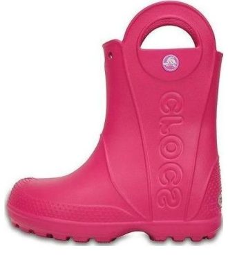 Crocs (GS) Candy Pink Handle It Regnstövlar ”Pink” 12803-6X0