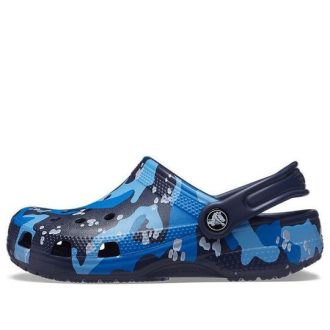 Crocs (GS) Classic Camo Clogs ”Blue Black” 207594-4HQ