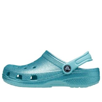 Crocs (GS) Classic Glitter Clog ”Blue Teal” 206993-4SS