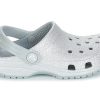 Crocs (GS) Classic Glitter Clogs ”Silver” 205441-040