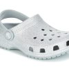 Crocs (GS) Classic Glitter Clogs ”Silver” 205441-040