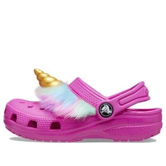 Crocs (GS) Classic I AM Unicorn Clog ”Fuchsia Gold” 209081-6UB