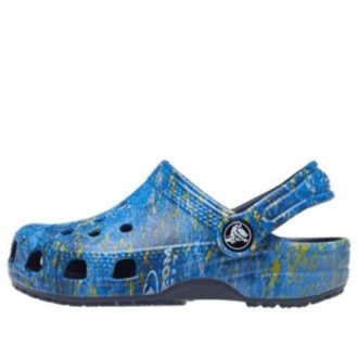 Crocs (GS) Classic Mossy Oak Coastal Clogs ”Blue” 207259-410