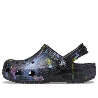 Crocs (GS) Classic Out of this World II träskor ”Black Multi” 206818-001