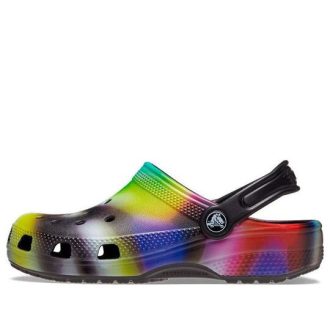 Crocs (GS) Classic Solarized Clogs ”Black Multi” 207587-0C4