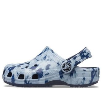 Crocs (GS) Classic Tie Dye Mania Clogs ”Marble Bue” 206486-95T