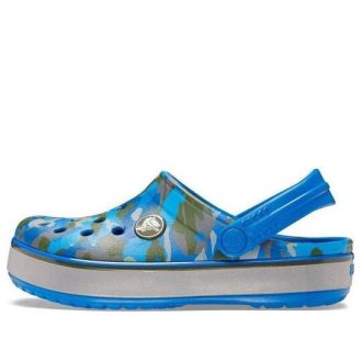 Crocs (GS) Crocband Camo Reflect Band Clogs ”Blue Grey” 205818-4JL