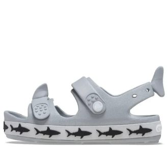 Crocs (GS) Crocband Cruiser Shark Sandals ”Grey” 210029-007