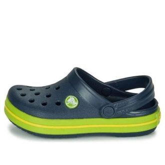 Crocs (GS) Crocband Cutout Detail Rund tå Träskor ”Navy Green” 204537-4K6