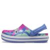 Crocs (GS) Crocband grafiska träskor ”Blue Pink Green” 206607-434