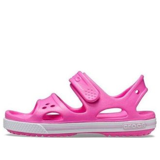 Crocs (GS) Crocband II sandaler ”Pink White” 14854-6QQ