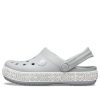 Crocs (GS) Crocband Logo Mania Clogs ”Grey Silver” 205992-00J
