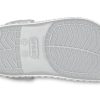 Crocs (GS) Crocband Logo Mania Clogs ”Grey Silver” 205992-00J