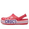Crocs (GS) Crocband Logo Stripe Clogs ”Red White” 206345-611