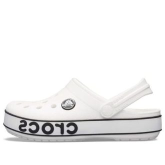 Crocs (GS) Crocband logotyp träskor ”White Black” 206022-103