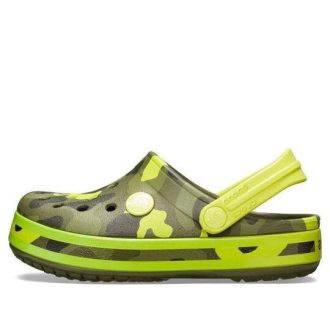 Crocs (GS) Crocband MultiGraphic Clogs ”Army Green” 205532-738