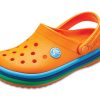 Crocs (GS) Crocband Rainbow Band Träskor ”Orange Blue” 205205-80O