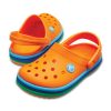 Crocs (GS) Crocband Rainbow Band Träskor ”Orange Blue” 205205-80O