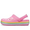 Crocs (GS) Crocband Rainbow Glitter Clogs ”Pink” 206151-669