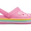 Crocs (GS) Crocband Rainbow Glitter Clogs ”Pink” 206151-669