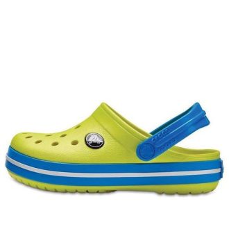 Crocs (GS) Crocband Round Toe Träskor ”Yellow Blue” 204537-73E