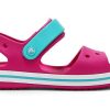 Crocs (GS) Crocband-sandaler med remstängning ”Pink Blue” 12856-6LH