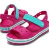 Crocs (GS) Crocband-sandaler med remstängning ”Pink Blue” 12856-6LH