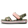 Crocs (GS) Crocband Seasonal Graphic Sandals ”Green Pink” 205765-737