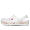 Crocs (GS) Crocband Stretch Halsband Clog ”White Multi” 208269-94S