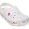 Crocs (GS) Crocband Stretch Halsband Clog ”White Multi” 208269-94S