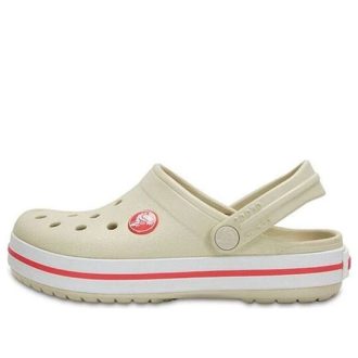 Crocs (GS) Crocband-träskor ”Beige Red” 204537-1AS