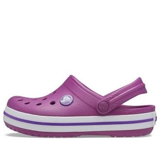 Crocs (GS) Crocband-träskor ”Purple White” 204537-54R