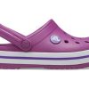 Crocs (GS) Crocband-träskor ”Purple White” 204537-54R