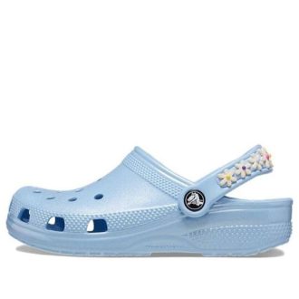 Crocs (GS) Daisy Chain Classic Clog ”Blue Calcite” 209065-4NS